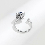 Bague ajustable papillon bleue etoileharmonie