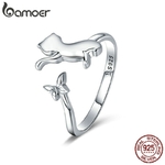 BAMOER-Authentique-925-En-Argent-Sterling-Papillon-Queue-Chat-Doigt-R-glable-Anneaux-pour-les-Femmes