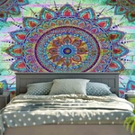 Tenture Bohême Floral Mandala  -www-etoielharmonie-fr