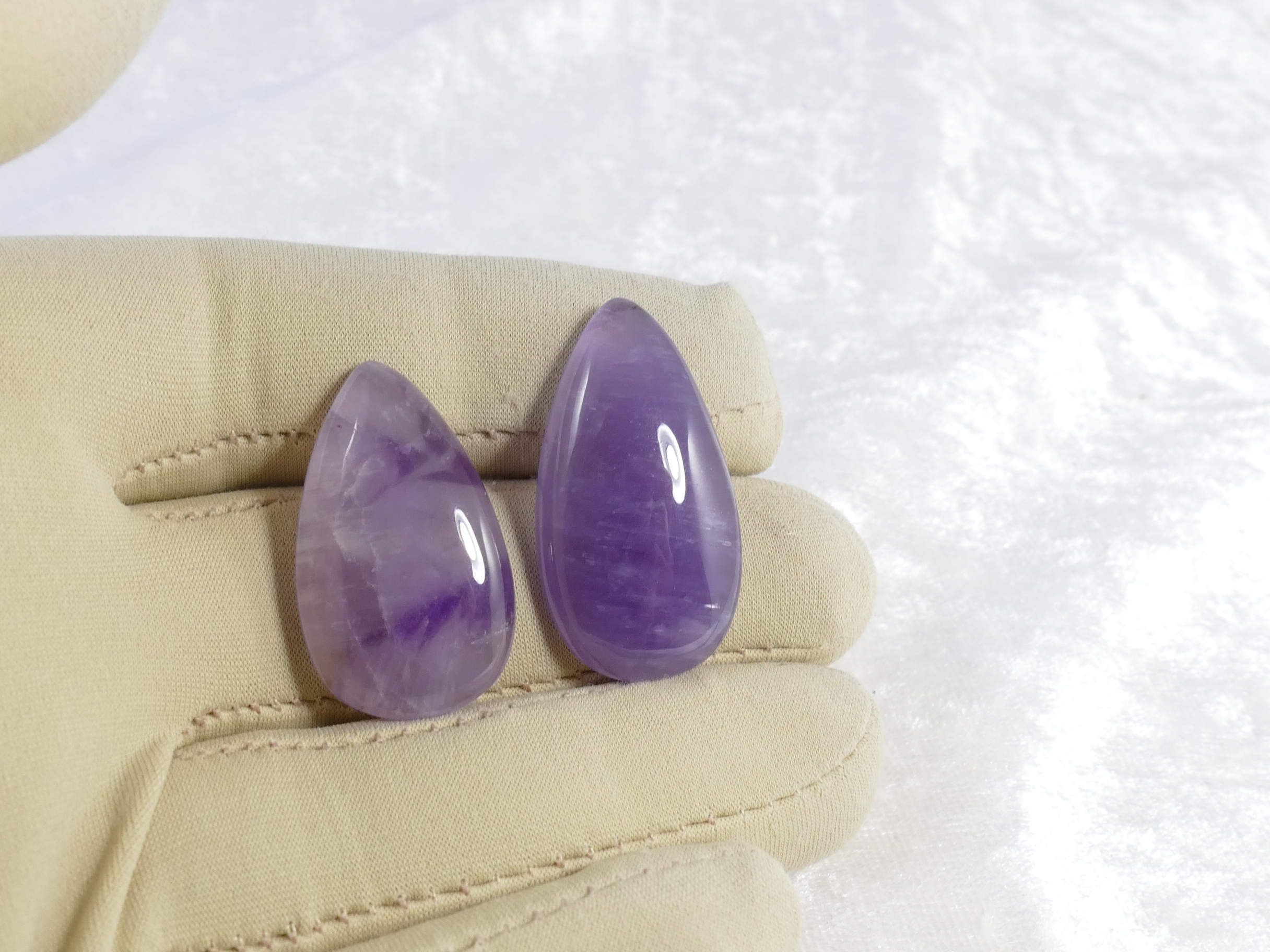 cabochon améthyste naturelle