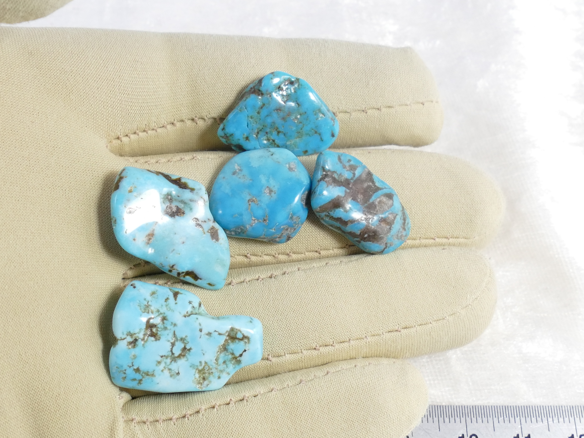 turquoise roulée naturelle