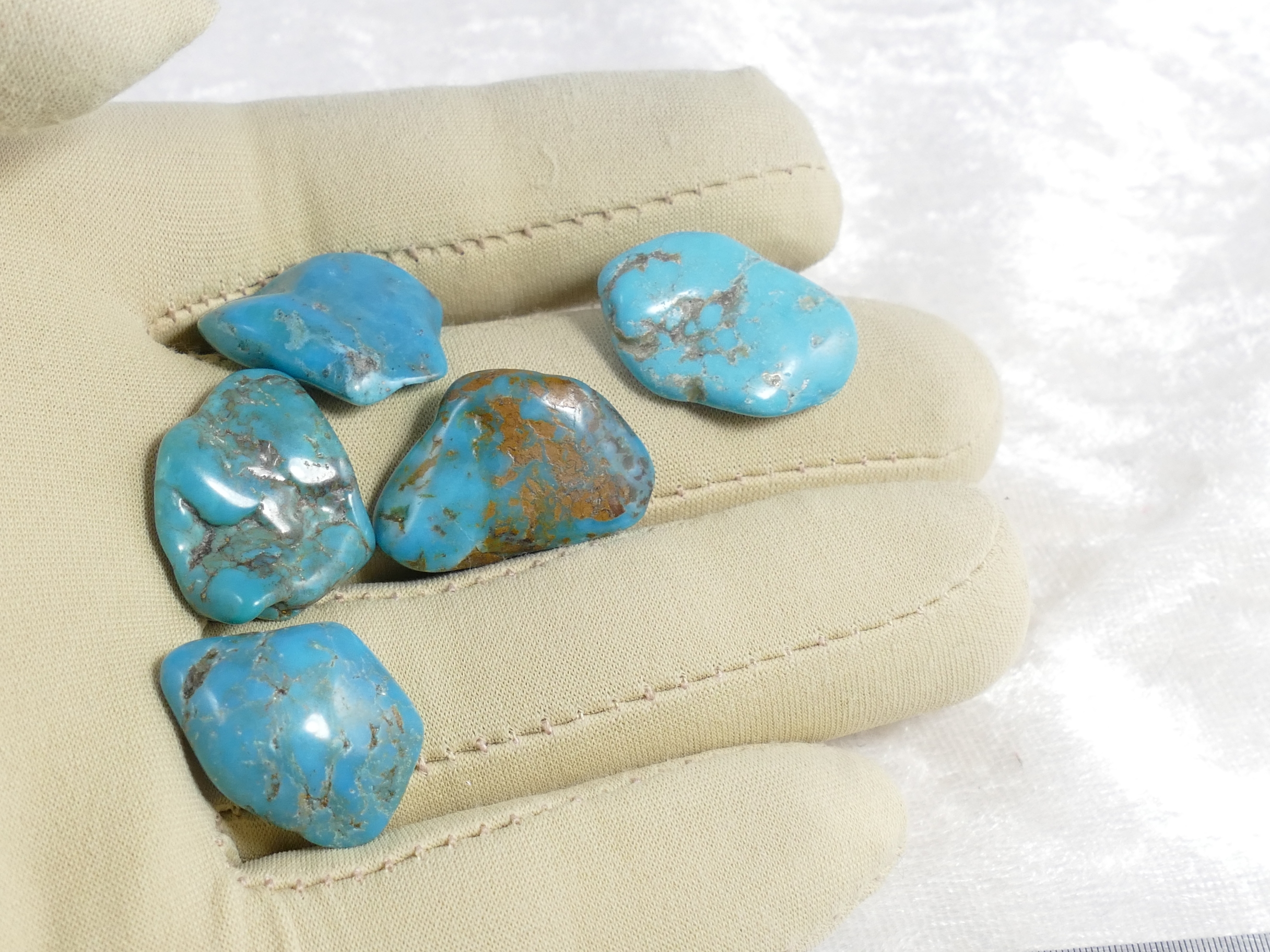 turquoise roulée naturelle