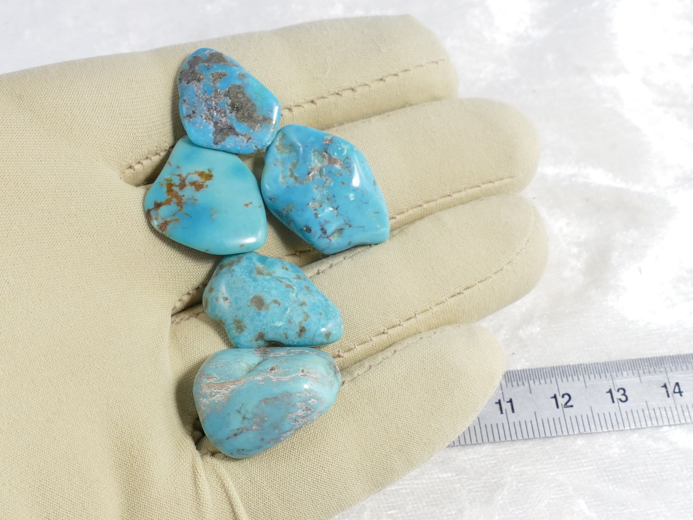 turquoise roulée naturelle