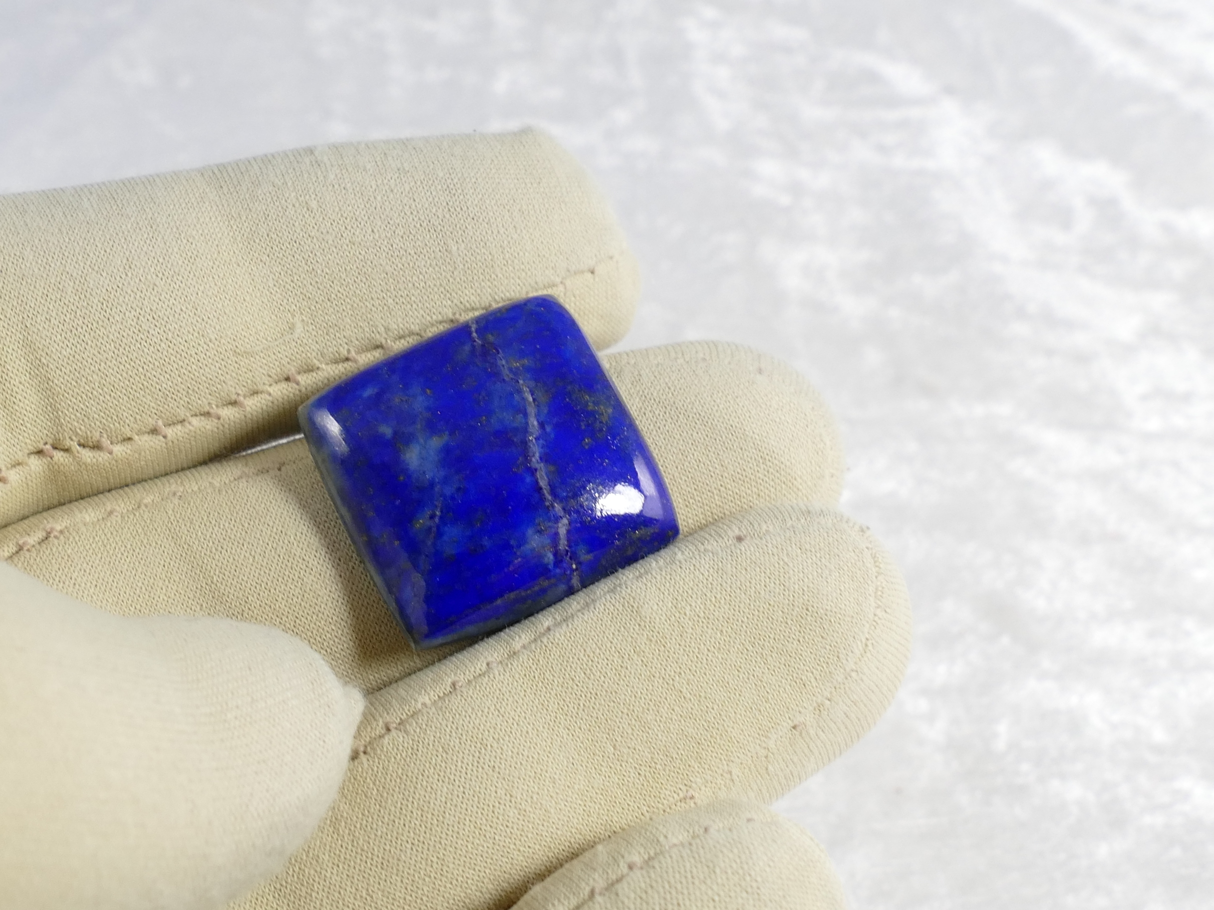 lapis lazuli naturel cabochon carré