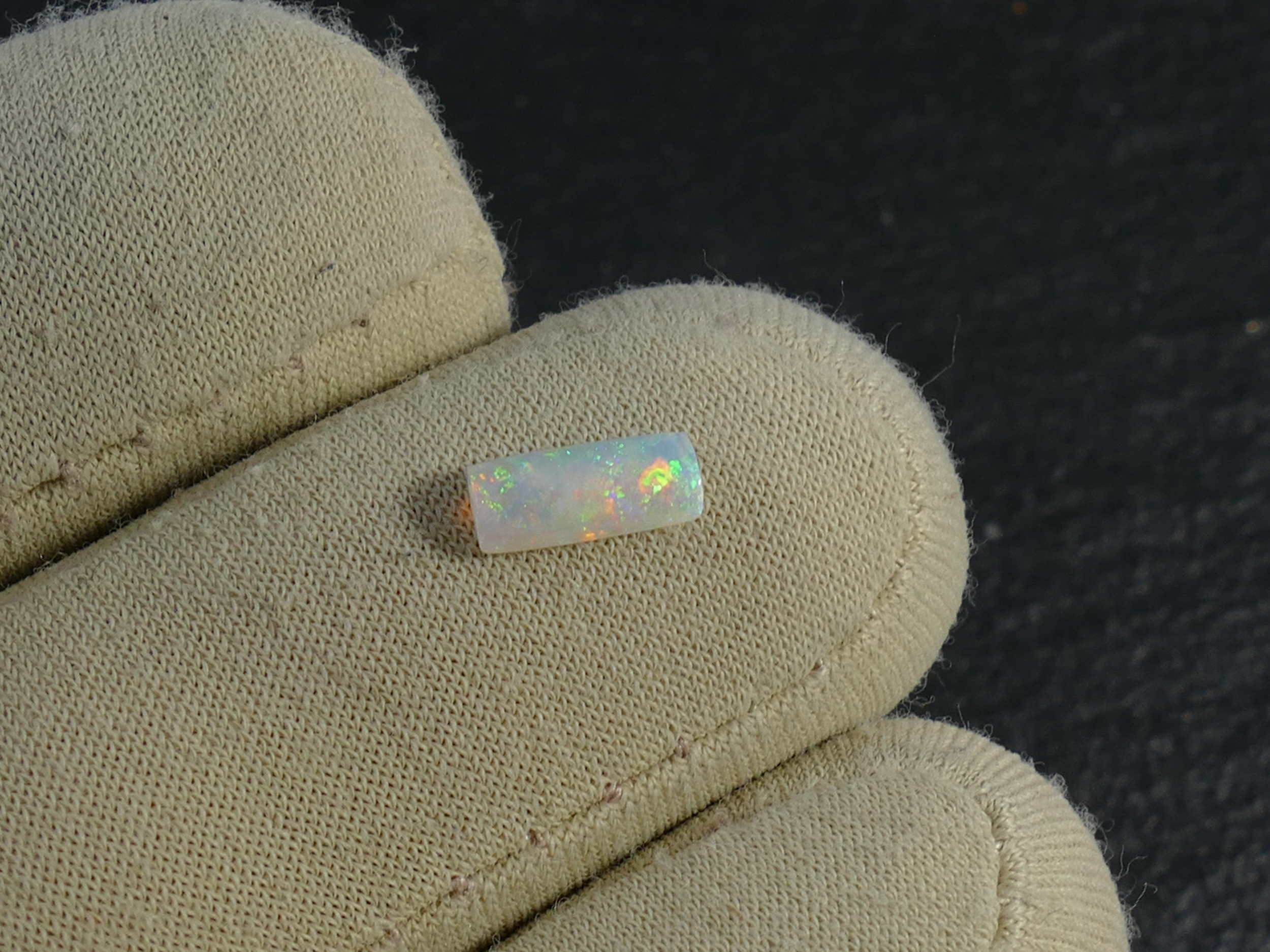 Opale naturelle daustralie  cabochon rectangle