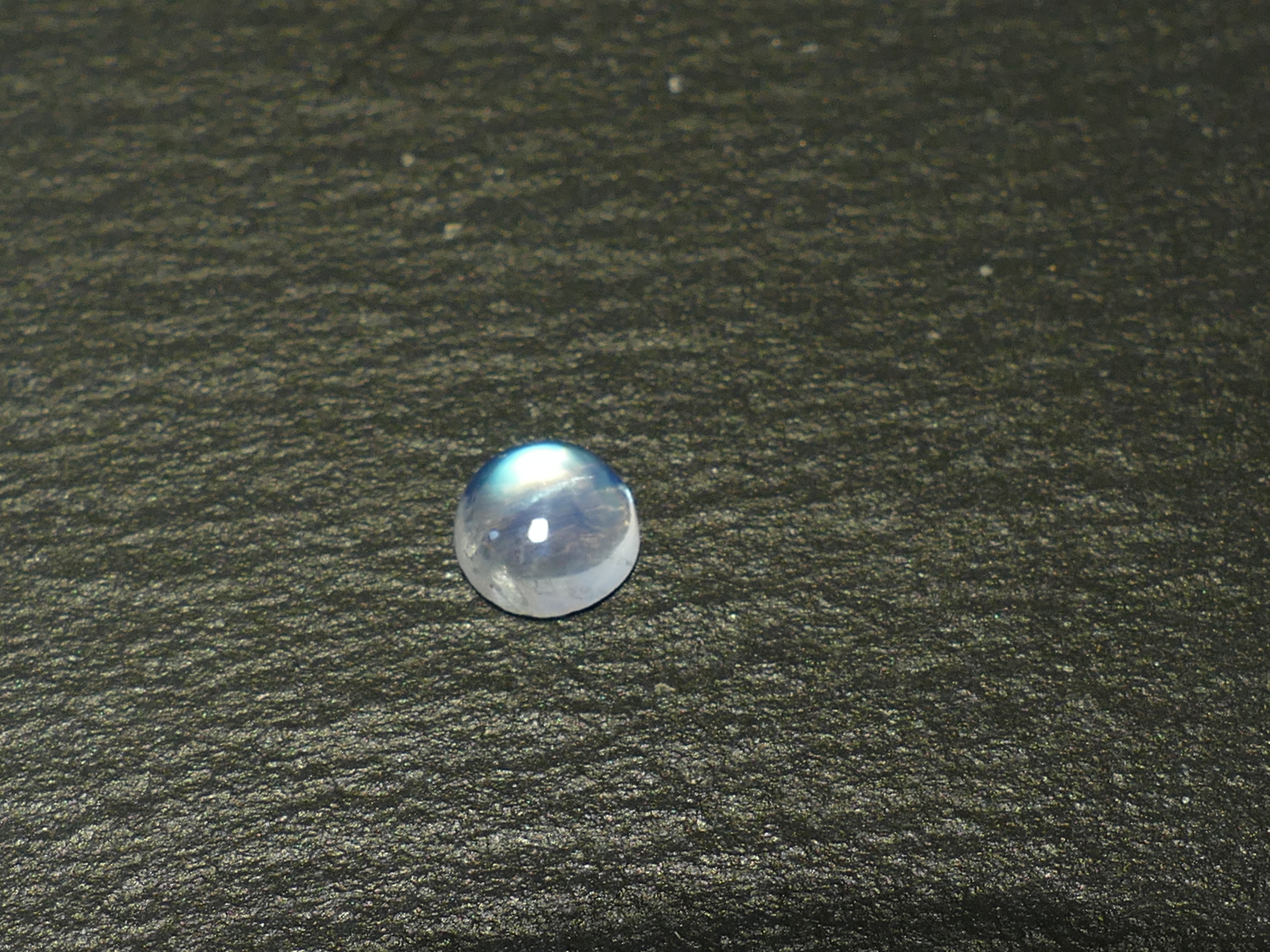 Cabochon ovale en pierre de lune arc-en-ciel, pierres précieuses non serties (25,50 x 35,50 mm