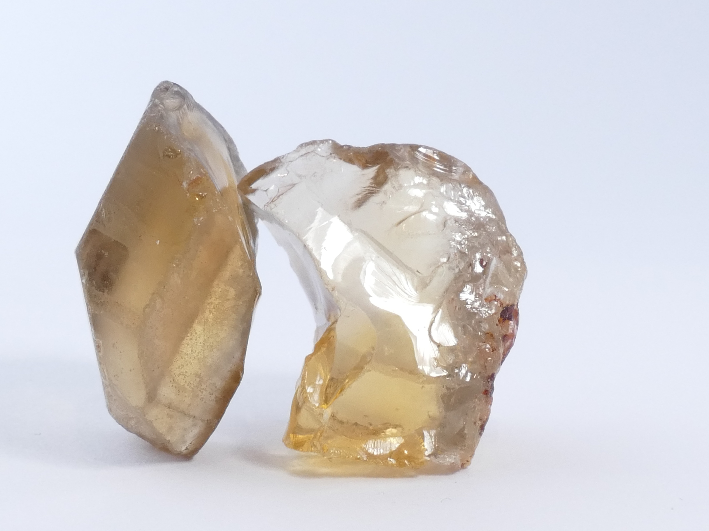 Citrine naturelle brute non chauffée de Tanzanie