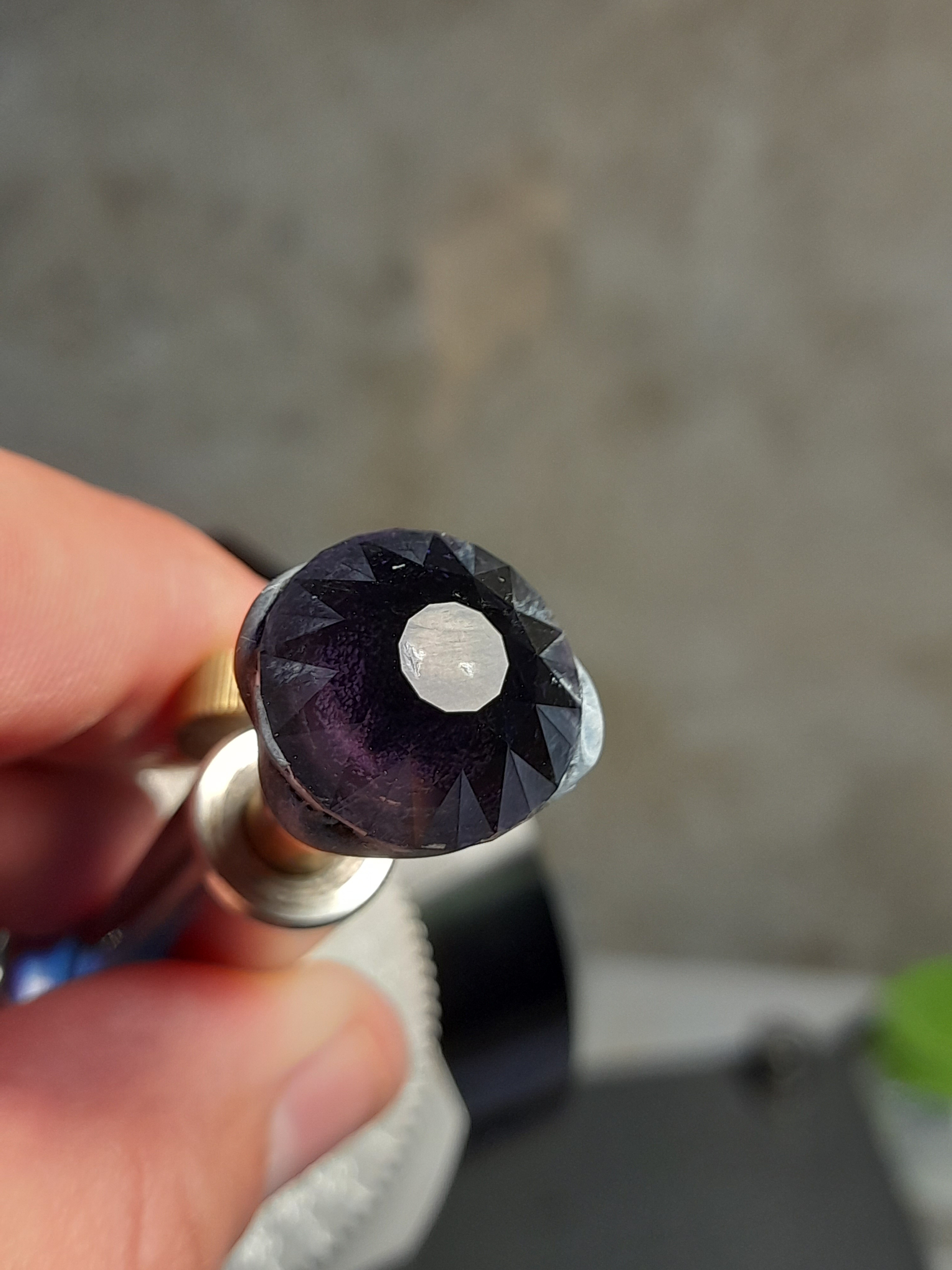 starting polishing crown