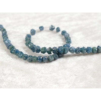 perle diamant brut bleu naturel certifié G