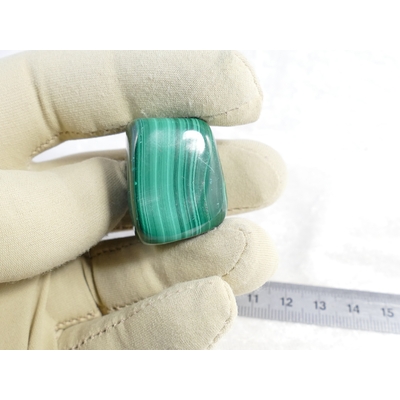 malachite naturelle roulée