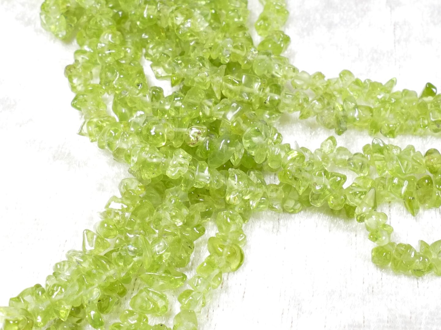 30 Perles En Péridot Naturel 6 Mm - Neuf, Idéal Pour Création De Bijoux
