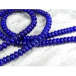 perles de lapis lazuli naturel rondelle