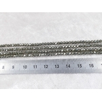 perles de pyrite naturelle rondelle facettée