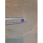 Rhodolite garnet purple natural in pear Grenat naturel violet