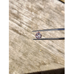 Saphir rose peche naturel non traité Tanzanie rivière Umba 0.67ct facettée poire Natural pink peach umba sapphire
