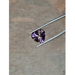 Amétrine naturelle 5.1ct facettée en Coeur en France Natural Ametrine faceted in heart (2)