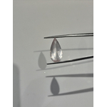 Quartz rose naturel facetté en poire 6.38ct Natural rose Quartz faceted in pear