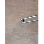 Spinelle bleue naturelle 0.38ct facettée hexagone Natural blue spinel precision cut
