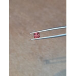 Natural malaya garnet 0.77ct Octagon square Grenat malaya naturel en carré octogone