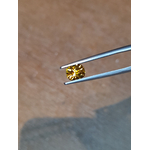 Natural very intense citrine 0.65ct rectangle cushion Citrine naturelle très intense en coussin