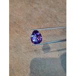 Natural amethyst 13.82ct in snake head Améthyste naturelle facettée tête de serpent