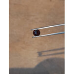 Grenat rouge intense naturel 1.79ct rond brillant Natural red garnet brilliant round