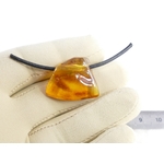 pendentif ambre naturel perle
