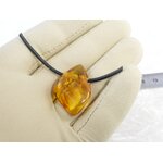 perle ambre naturel pendentif
