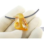 perle ambre naturel pendentif