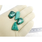 malachite naturelle roulée