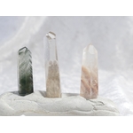 pointe polies de quartz naturel lodolite