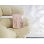 Cabochon quartz rose naturelle rectangle