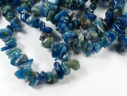 Lot 50 Perles Apatite Naturelle – Brin De 39cm – Pierres Fines Pour Création Bijoux