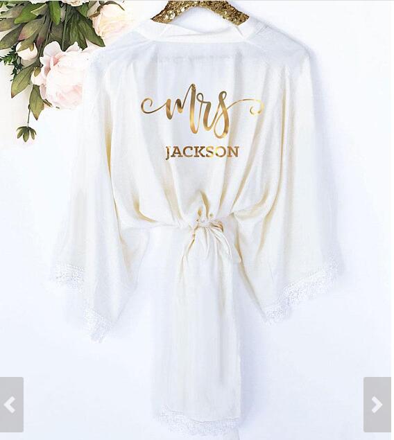 Personnalis-dentelle-mari-e-de-Demoiselle-D-honneur-de-mari-e-Lingerie-satin-pyjamas-robes-Bachelorette