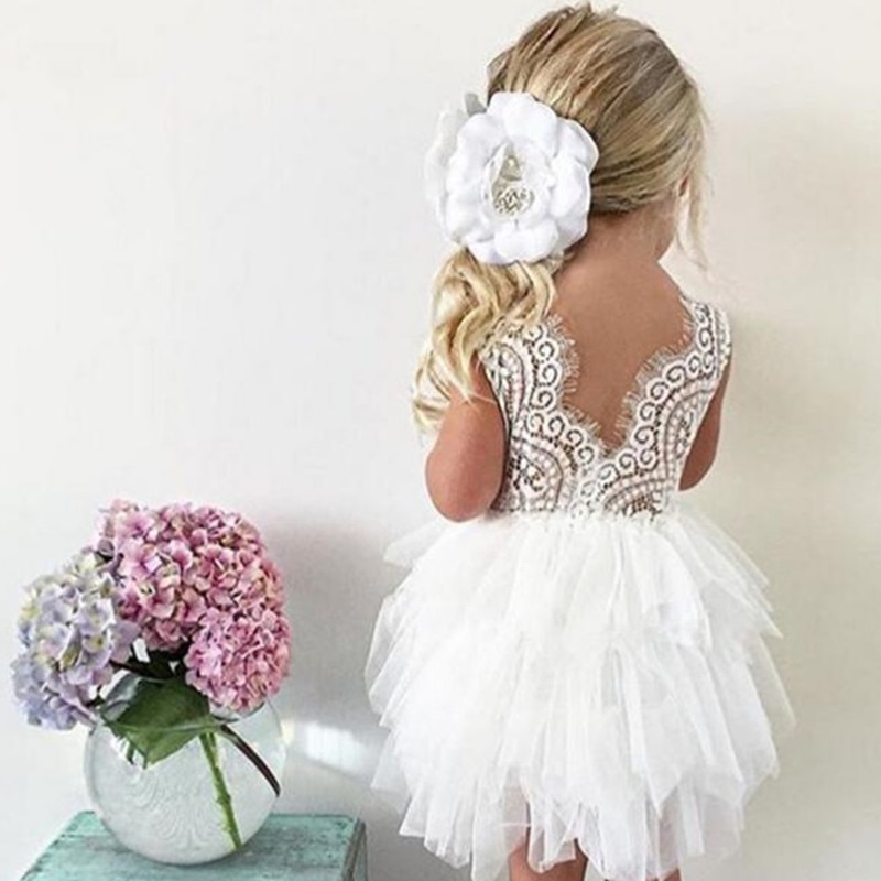 Enfant-Fille-B-b-V-tements-Robes-B-b-1-Ann-e-D-anniversaire-Bapt-me