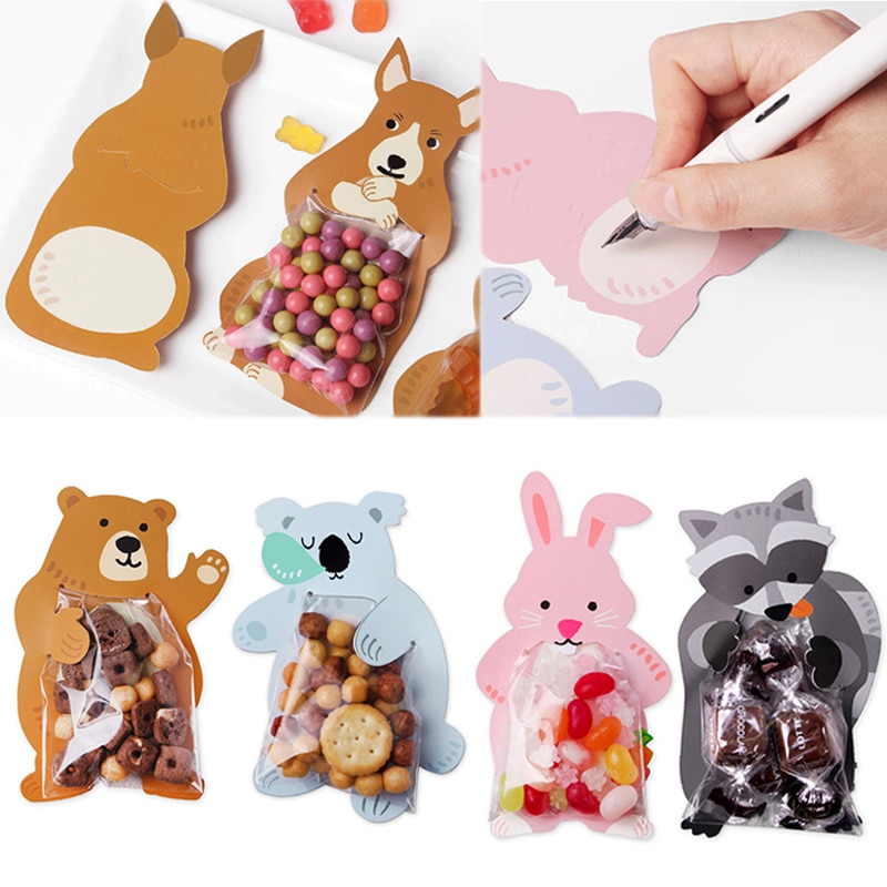 Animal-10-pcs-lot-Baby-Shower-F-te-D-anniversaire-Mignon-Cadeau-Sacs-De-Bonbons-Sacs