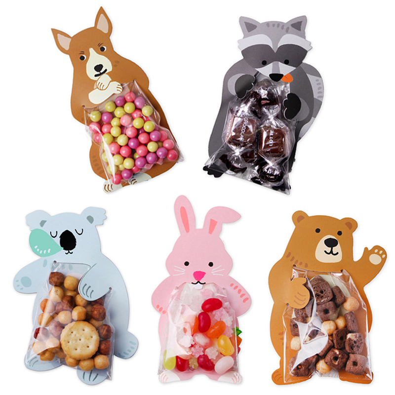 Animal-10-pcs-lot-Baby-Shower-F-te-D-anniversaire-Mignon-Cadeau-Sacs-De-Bonbons-Sacs