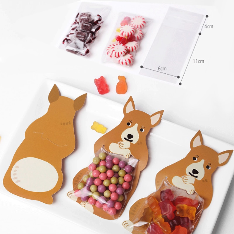 Animal-10-pcs-lot-Baby-Shower-F-te-D-anniversaire-Mignon-Cadeau-Sacs-De-Bonbons-Sacs