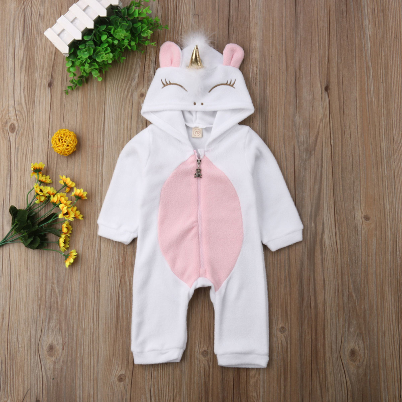 2019-nouveau-automne-hiver-nouveau-n-b-b-fille-v-tements-mignon-3D-licorne-flanelle-fermeture