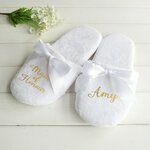 Personnalis-Pantoufles-De-Mariage-Avec-Dentelle-Mari-e-Pantoufles-Cadeaux-de-Demoiselle-D-honneur-Personnalis-Impression