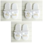 Personnalis-Pantoufles-De-Mariage-Avec-Dentelle-Mari-e-Pantoufles-Cadeaux-de-Demoiselle-D-honneur-Personnalis-Impression