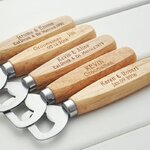 Personnalis-Bois-Bouteille-de-Bi-re-Ouvre-Grav-Gar-ons-D-honneur-Cadeau-personnalis-de-mariage