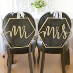 Chaise-en-bois-Banni-re-Chaises-Signer-BRICOLAGE-D-coration-De-Mariage-pour-la-Partie-De