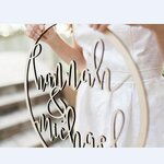 Personnalis-Mari-e-et-le-Mari-Nom-De-Mariage-Accessoires-Photo-En-Bois-d-coration-de