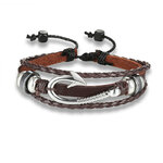 Offre-sp-ciale-2018-nouvelle-mode-bracelet-ancre-bracelet-en-cuir-de-galuchat-pour-homme-femme