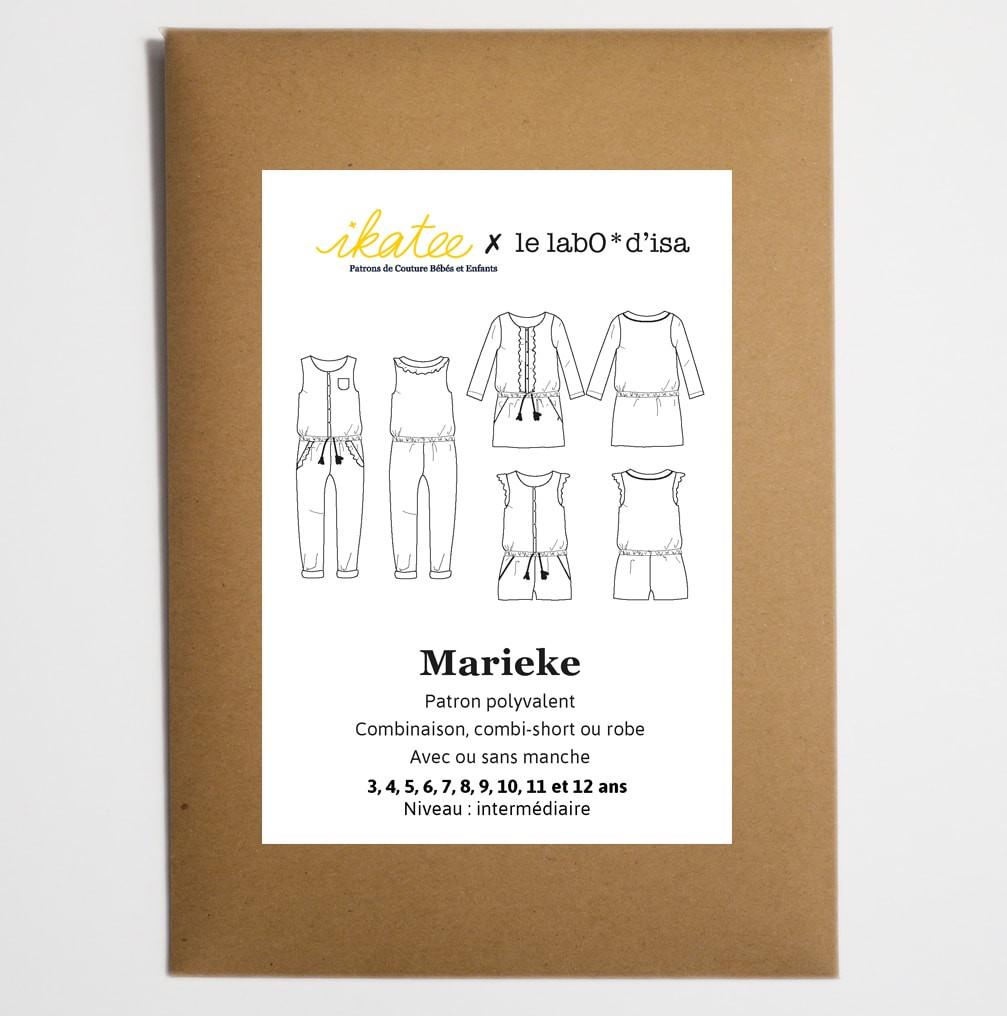 Patron blouse / combinaison / robe MARIEKE 3-12A