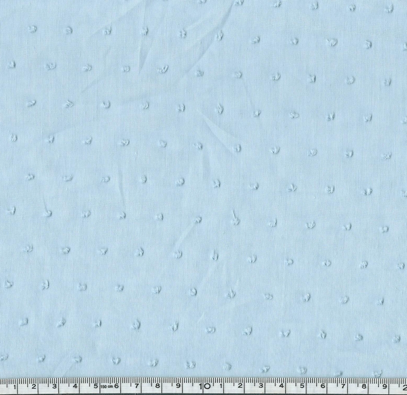 Tissu plumetis coloris glaçon 20 x 140 cm