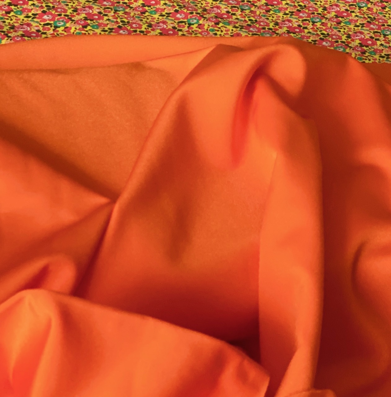 Lycra mat coloris orange 20 x 140 cm