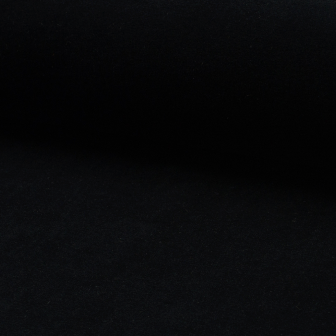 Jersey velours lisse (nicky) coloris noir 20 x 140 cm