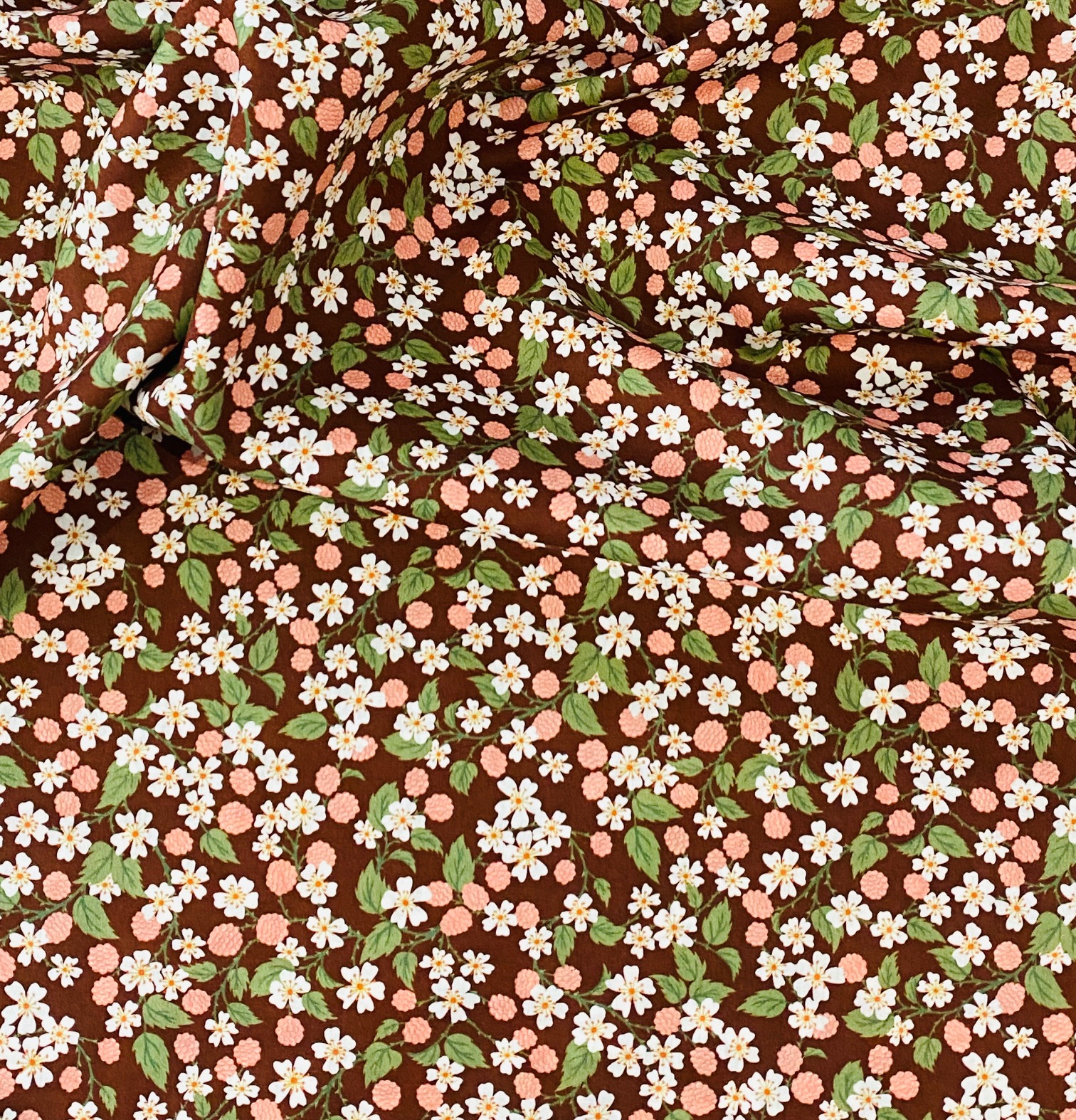 COUPON de Liberty Tana Lawn™ Karen\'s choice Rosebud coloris C 62 x 137 cm